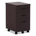 Alera 15.88 in W 3 Drawer File Cabinets, Mahogany, Letter/Legal ALEVA572816MY